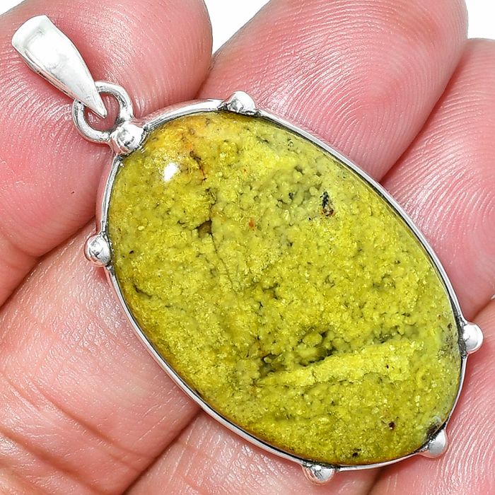 Green Opal Madagascar Pendant SDP151691 P-1349, 21x34 mm