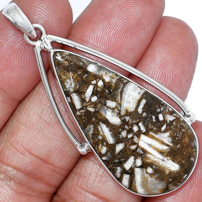 Tube Agate Pendant SDP152320 P-1566, 19x40 mm