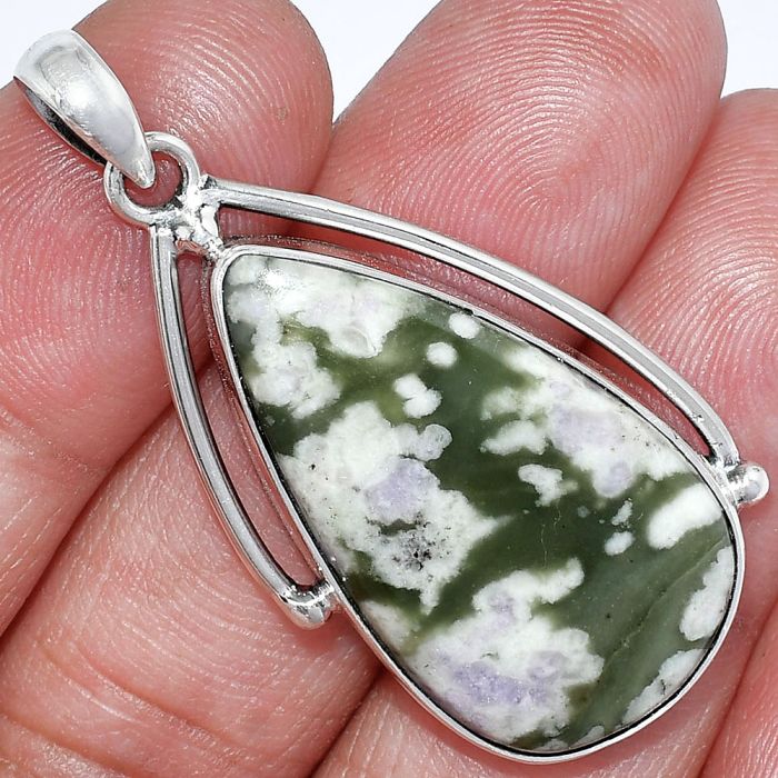 Peace Jade Pendant SDP152339 P-1566, 18x36 mm