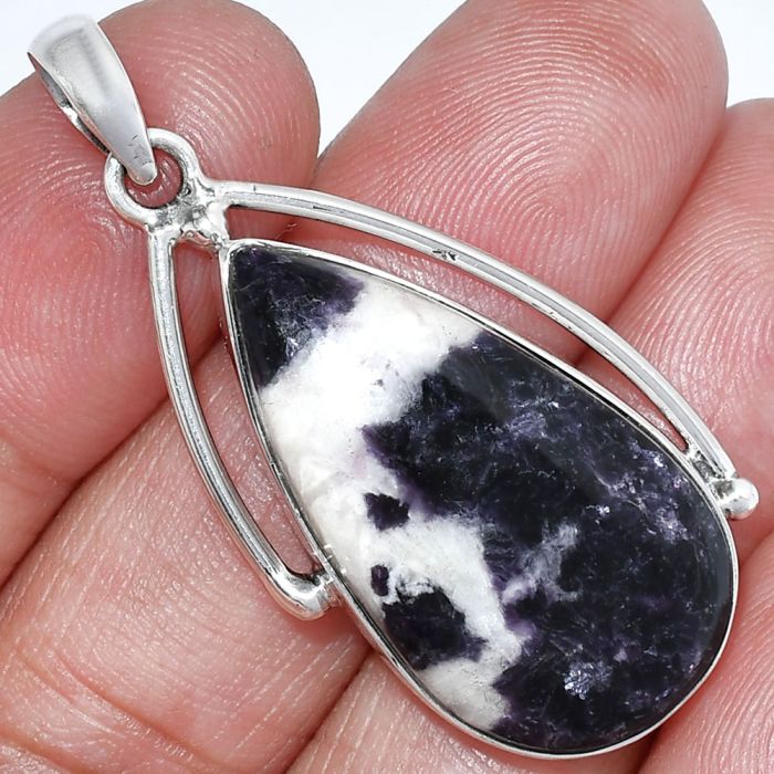 Morado Jasper Pendant SDP152357 P-1566, 17x31 mm