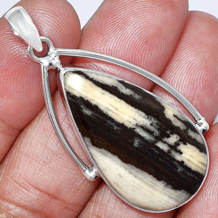 Outback Jasper Pendant SDP152371 P-1566, 18x33 mm