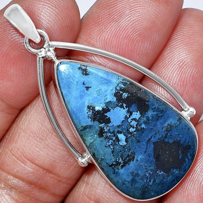 Shattuckite Pendant SDP152373 P-1566, 19x34 mm