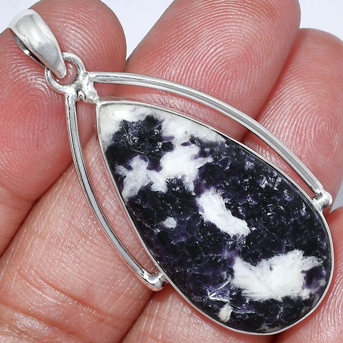 Morado Jasper Pendant SDP152374 P-1566, 18x35 mm