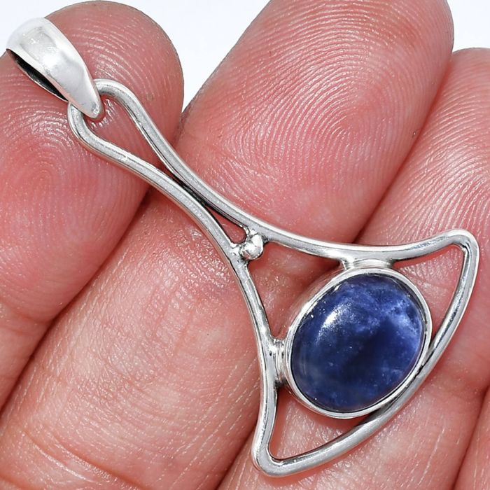 Sodalite Pendant SDP152403 P-1574, 10x12 mm