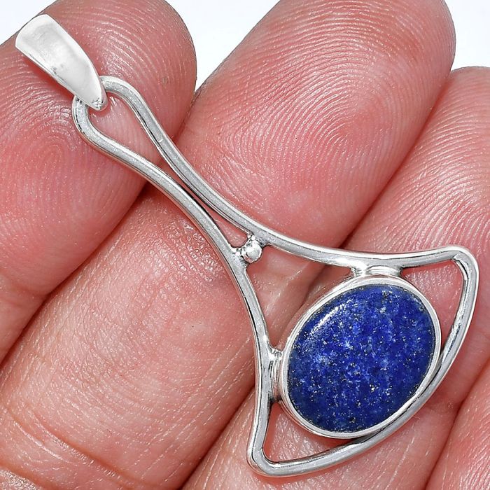 Lapis Lazuli Pendant SDP152412 P-1574, 10x13 mm