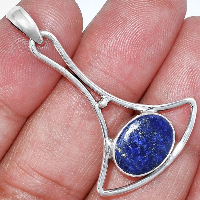 Lapis Lazuli Pendant SDP152421 P-1574, 10x13 mm