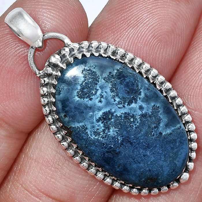 Shattuckite Pendant SDP152455 P-1312, 17x27 mm