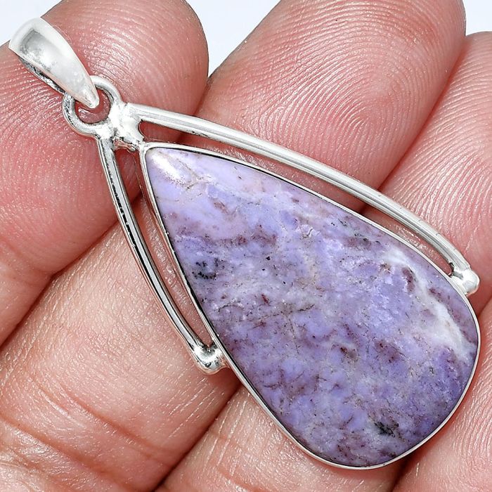 Lavender Jade Pendant SDP152595 P-1566, 17x32 mm