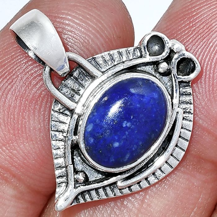 Evil Eye - Lapis Lazuli Pendant SDP152749 P-1112, 8x11 mm