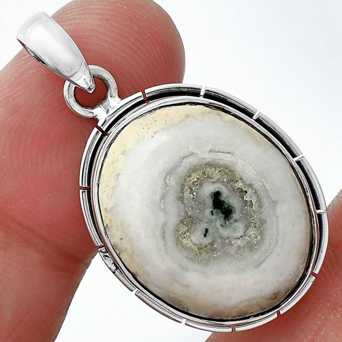 Solar Quartz Eye Pendant SDP152966 P-1065, 17x21 mm