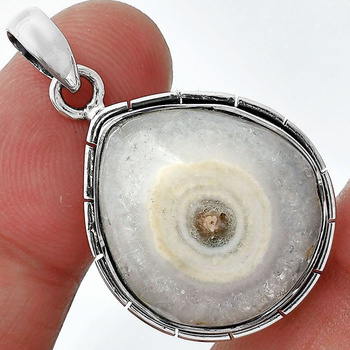 Solar Quartz Eye Pendant SDP152972 P-1065, 19x21 mm