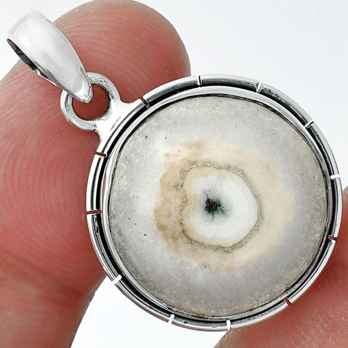 Solar Quartz Eye Pendant SDP152974 P-1065, 18x18 mm