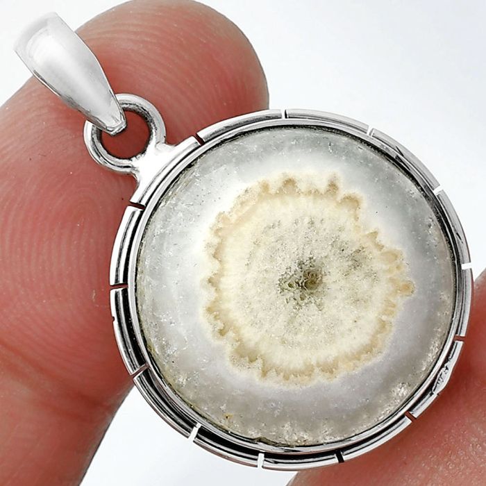 Solar Quartz Eye Pendant SDP152975 P-1065, 19x19 mm