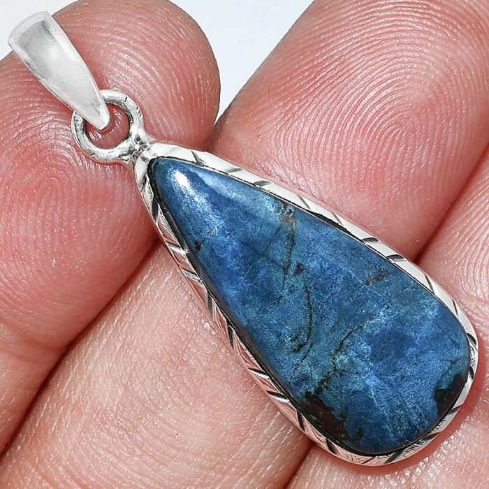 Shattuckite Pendant SDP153009 P-1079, 12x27 mm