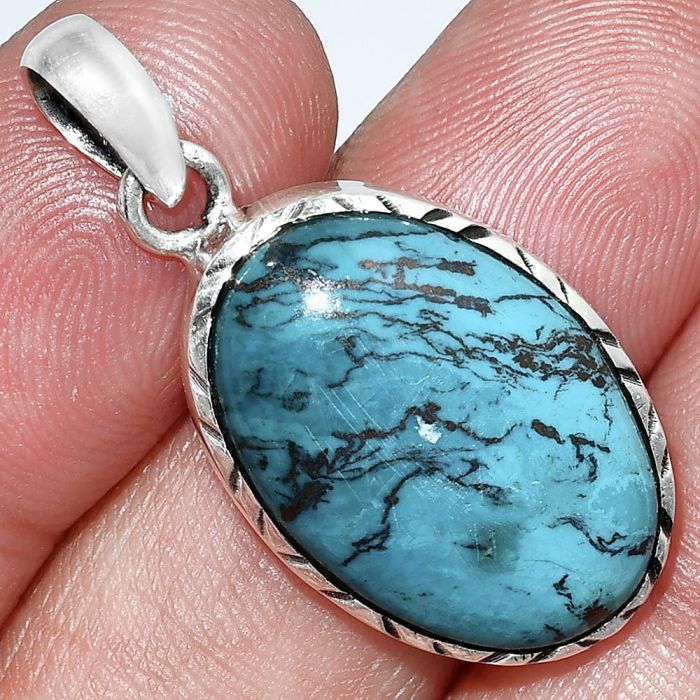 Shattuckite Pendant SDP153052 P-1079, 15x22 mm