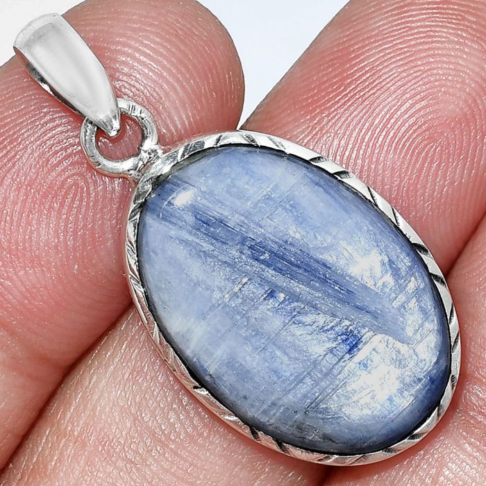 Blue Kyanite Pendant SDP153053 P-1079, 16x23 mm