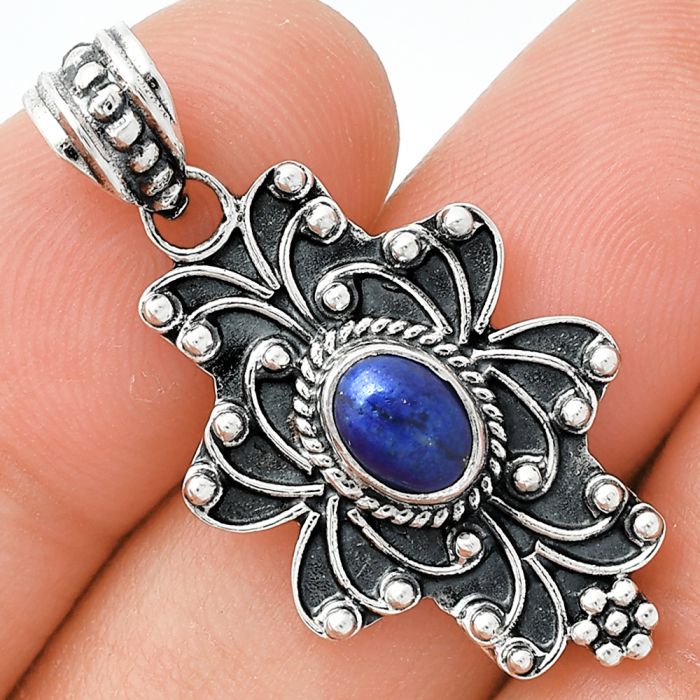 Lapis Lazuli Pendant SDP153105 P-1558, 7x5 mm