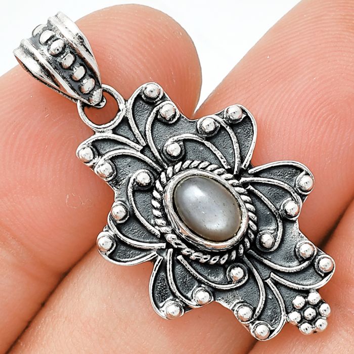 Srilankan Moonstone Pendant SDP153149 P-1558, 7x5 mm