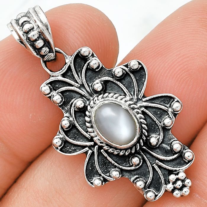 Srilankan Moonstone Pendant SDP153150 P-1558, 7x5 mm