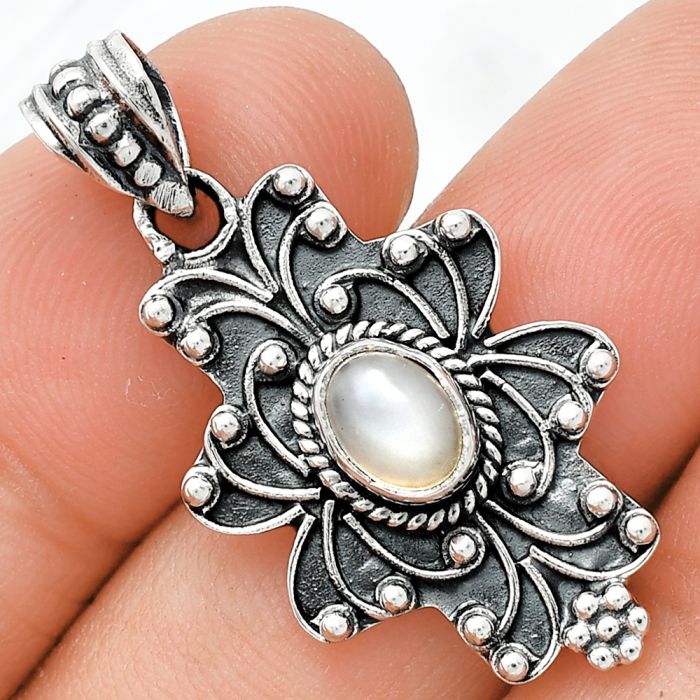 Srilankan Moonstone Pendant SDP153151 P-1558, 7x5 mm