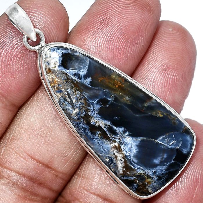 Pietersite Pendant SDP153182 P-1124, 19x40 mm