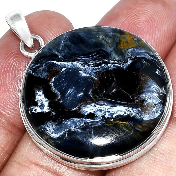 Pietersite Pendant SDP153185 P-1124, 27x27 mm