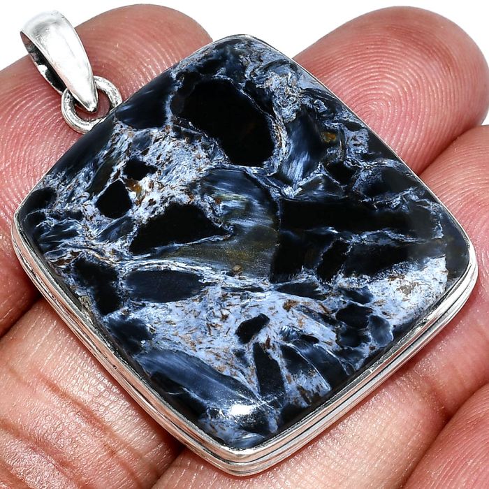 Pietersite Pendant SDP153200 P-1124, 26x30 mm