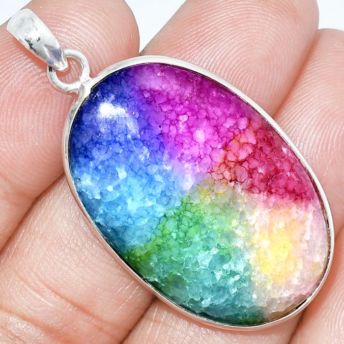 Multi Solar Quartz Pendant SDP153208 P-1001, 22x34 mm