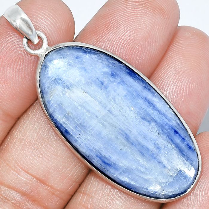 Blue Kyanite Pendant SDP153210 P-1001, 19x38 mm