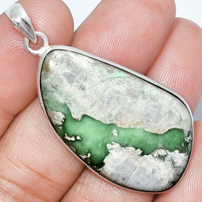 Utah Variscite Pendant SDP153229 P-1001, 21x38 mm