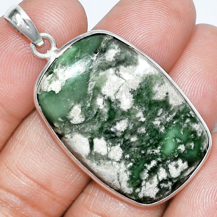 Utah Variscite Pendant SDP153233 P-1001, 22x34 mm