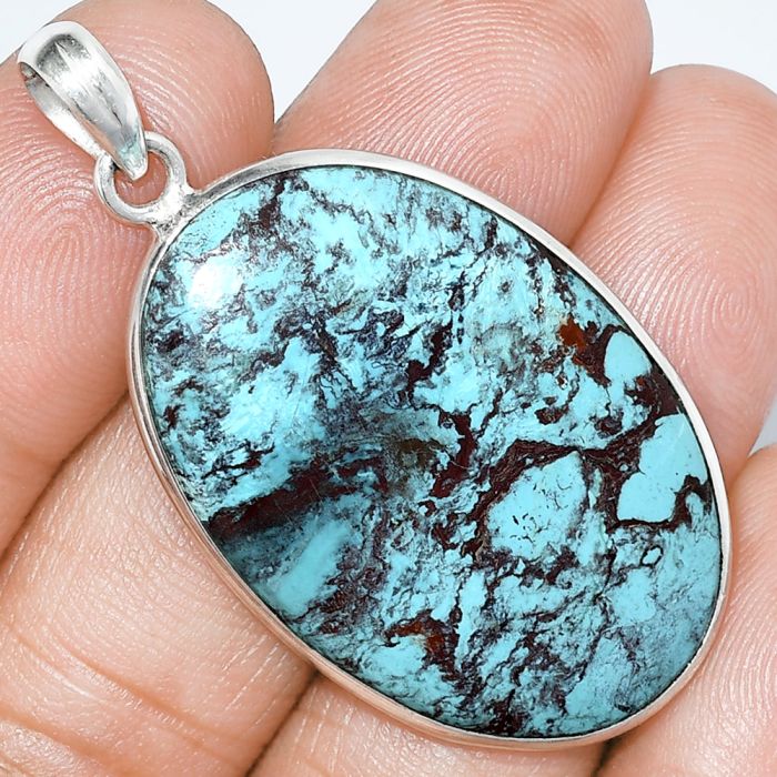 Shattuckite Pendant SDP153297 P-1001, 24x35 mm