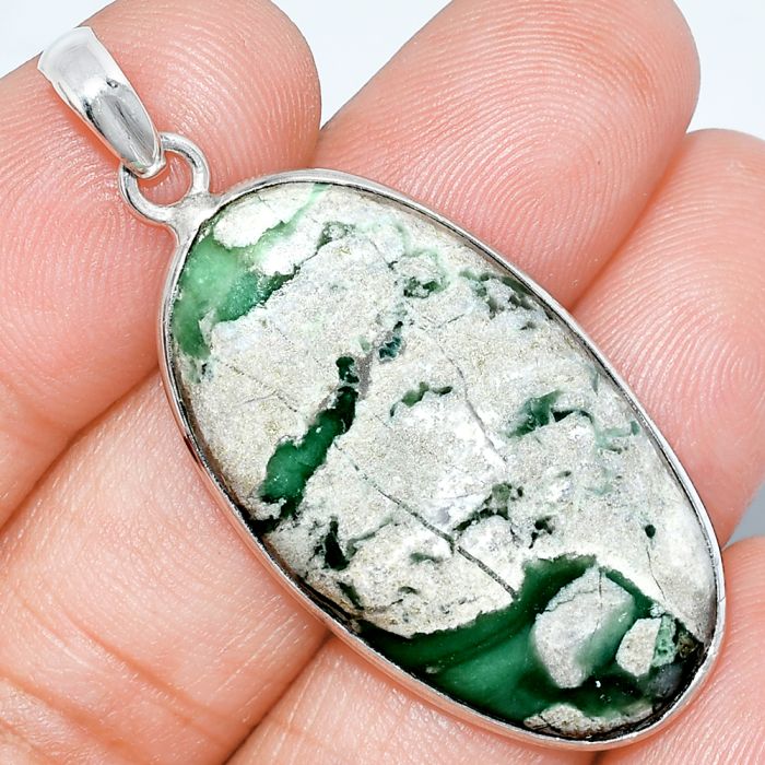 Utah Variscite Pendant SDP153315 P-1001, 20x36 mm