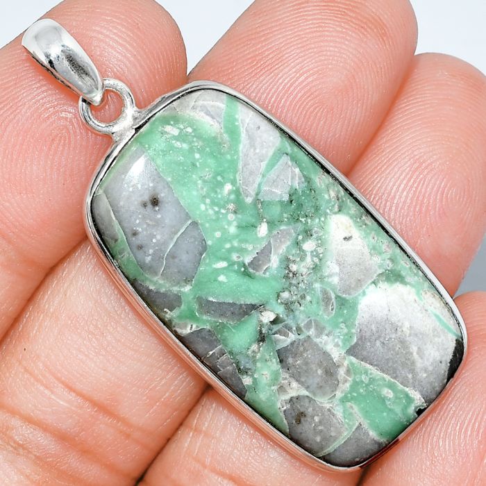 Utah Variscite Pendant SDP153339 P-1001, 19x35 mm