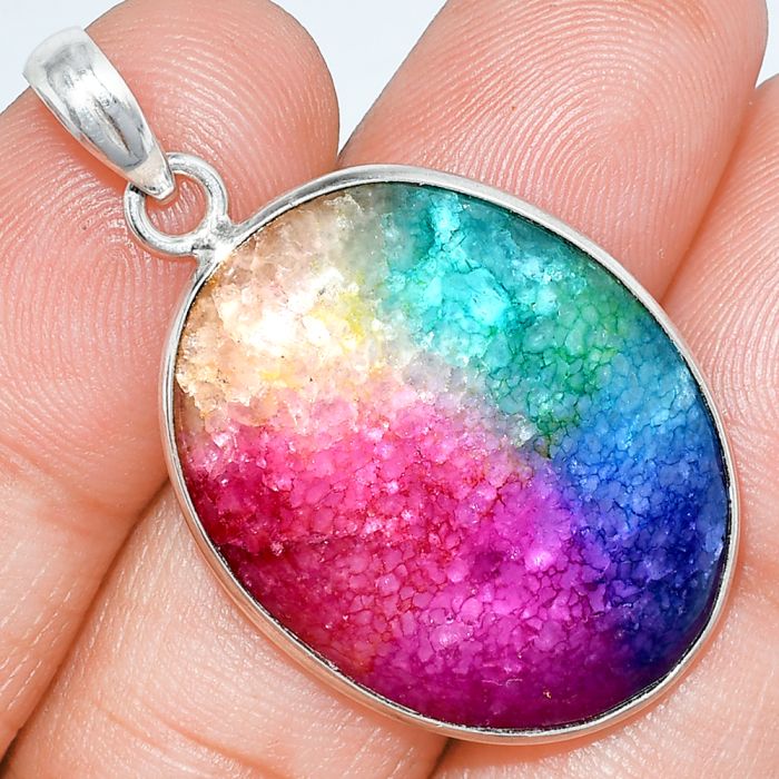 Multi Solar Quartz Pendant SDP153363 P-1001, 22x29 mm