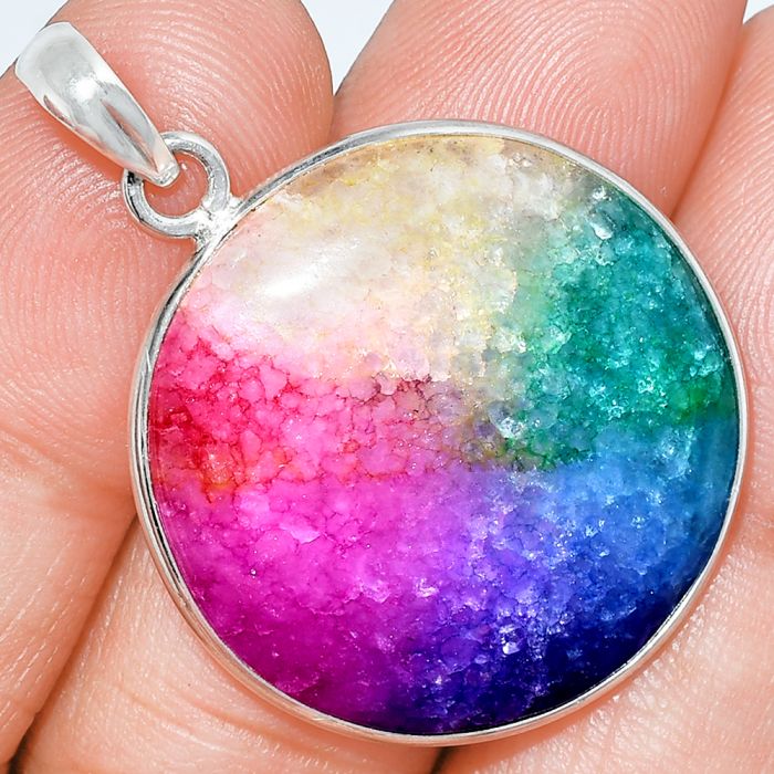 Multi Solar Quartz Pendant SDP153375 P-1001, 28x28 mm