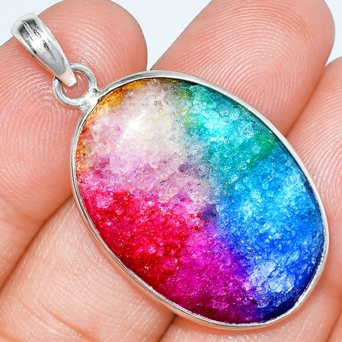 Multi Solar Quartz Pendant SDP153409 P-1001, 21x31 mm