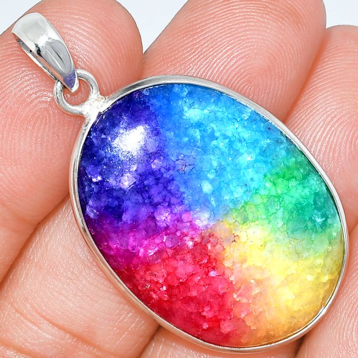 Multi Solar Quartz Pendant SDP153418 P-1001, 23x32 mm