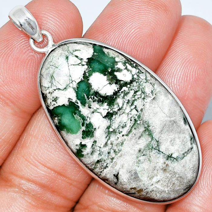 Utah Variscite Pendant SDP153464 P-1001, 23x40 mm