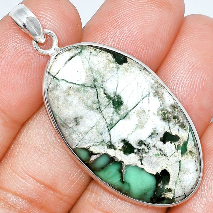 Utah Variscite Pendant SDP153526 P-1001, 21x36 mm