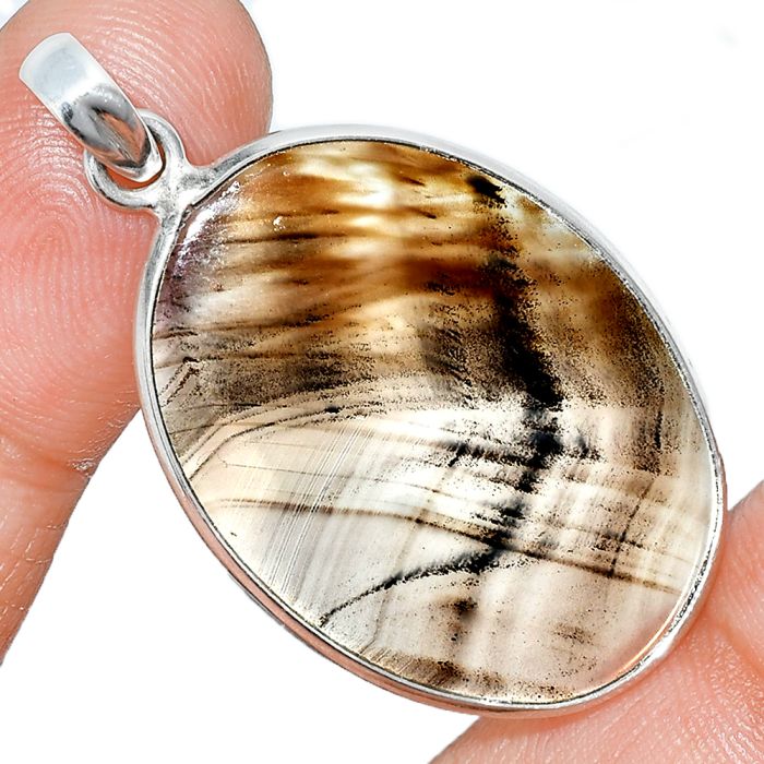 Montana Agate Pendant SDP153585 P-1001, 22x32 mm