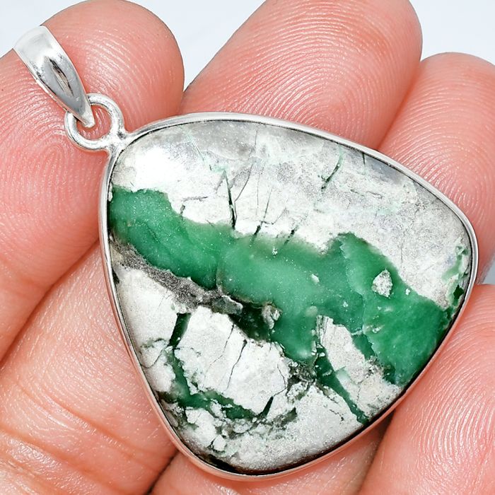 Utah Variscite Pendant SDP153714 P-1001, 30x32 mm