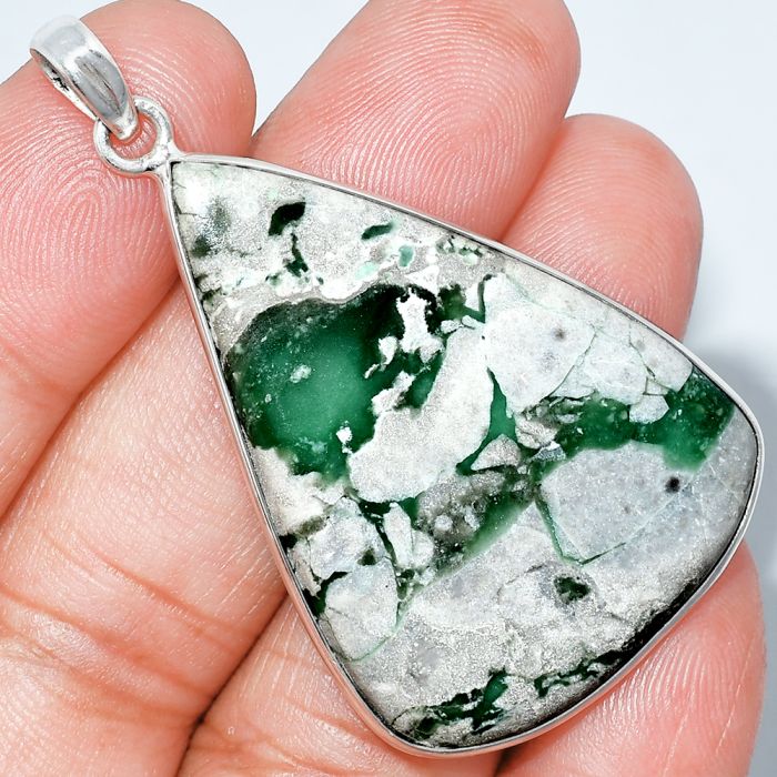 Utah Variscite Pendant SDP153764 P-1001, 30x42 mm