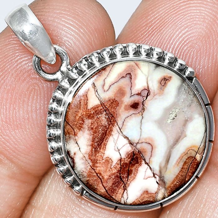 Rosetta Picture Jasper Pendant SDP153781 P-1058, 19x19 mm