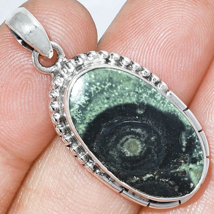 Star Galaxy Jasper Pendant SDP153793 P-1058, 14x24 mm