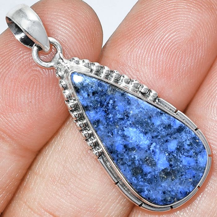 Dumortierite Quartz Pendant SDP153799 P-1058, 13x26 mm