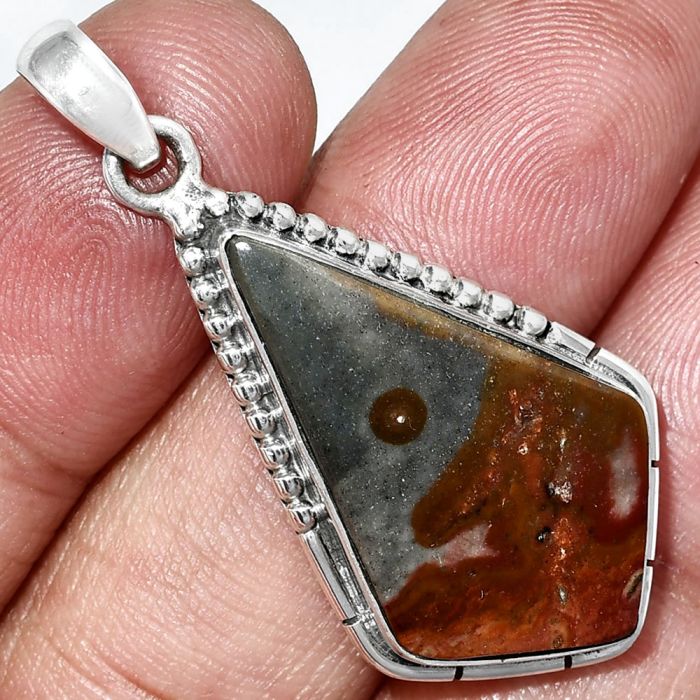 Polygram Jasper Pendant SDP153854 P-1058, 17x28 mm