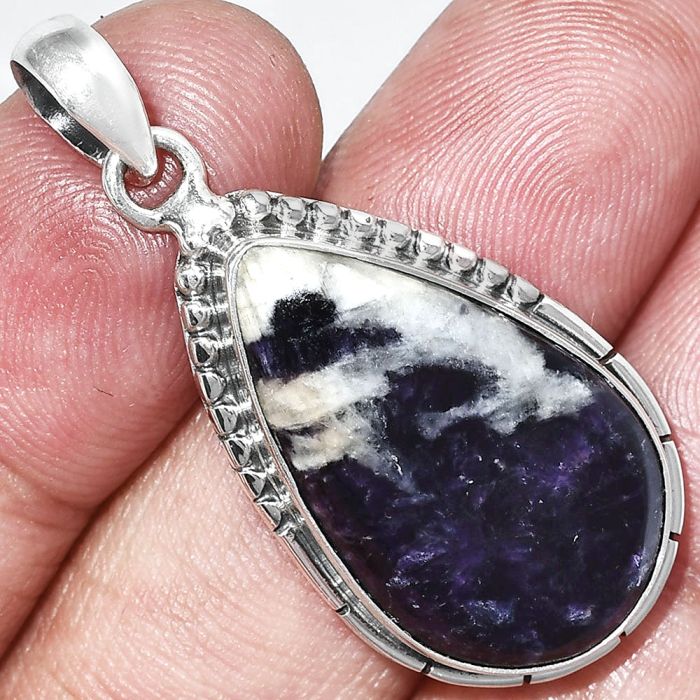 Morado Jasper Pendant SDP153861 P-1058, 15x26 mm