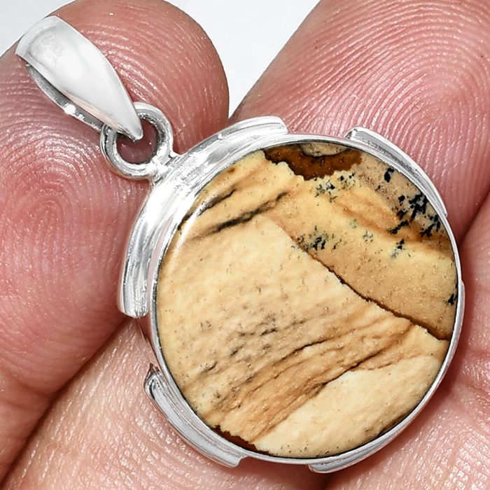 Picture Jasper Pendant SDP153894 P-1072, 19x19 mm