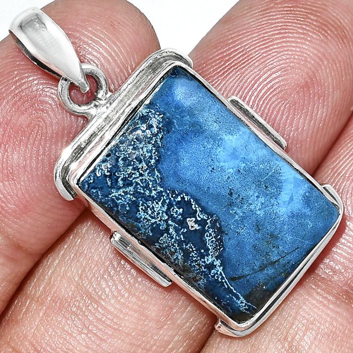 Shattuckite Pendant SDP153897 P-1072, 15x22 mm